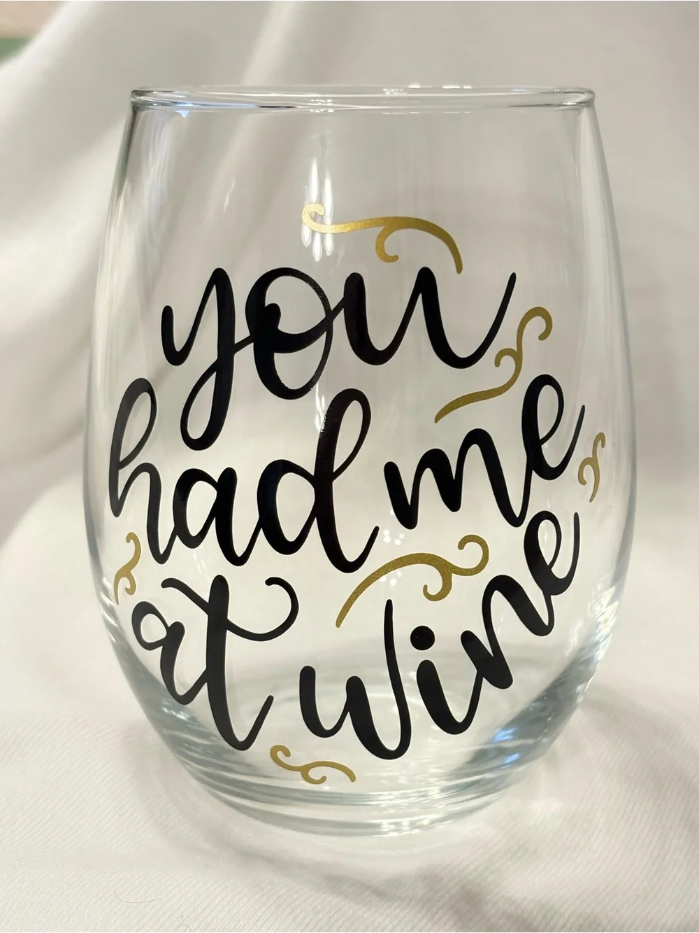 Handmade “you had